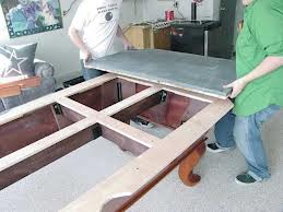 Pool table moves in Eau Claire Wisconsin